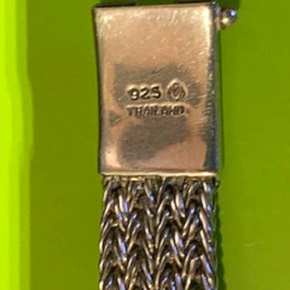 NEW 925 Pure Solid Sterling Silver Round Byzantine Unisex Bracelet from Thailand - Picture 7 of 7